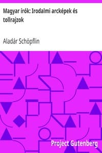 Magyar írók: Irodalmi arcképek és tollrajzok book cover