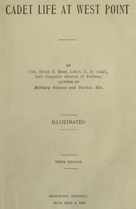 Cadet Life at West Point book cover
