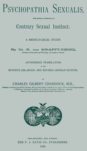 Psychopathia sexualis: With especial reference to contrary sexual instinct
A medico-legal study