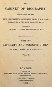 Eminent literary and scientific men of Italy, Spain, and Portugal. Vol. 1 (of 3)