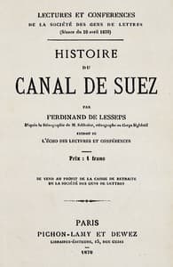 Histoire du Canal de Suez