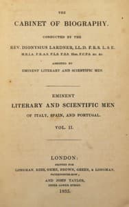 Eminent literary and scientific men of Italy, Spain, and Portugal. Vol. 2 (of 3) book cover