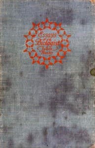 Essays of a Biologist book cover