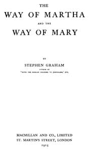 The Way of Martha and the Way of Mary book cover