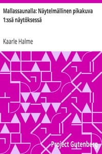 Mallassaunalla: Näytelmällinen pikakuva 1:ssä näytöksessä book cover