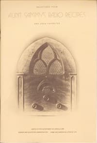 Selections from Aunt Sammy's Radio Recipes and USDA Favorites book cover