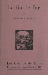 La fin de l'art book cover