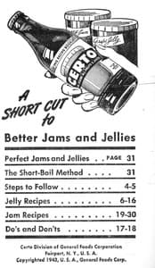 Certo: A Short Cut to Better Jams and Jellies book cover
