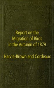 Report on the Migration of Birds in the Autumn of 1879. [First Report]
