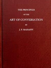 The Principles of the Art of Conversation book cover