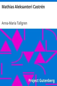 Mathias Aleksanteri Castrén book cover