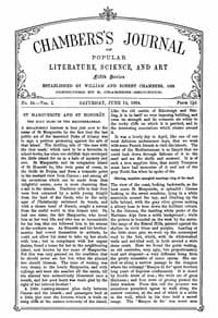 Chambers's Journal of Popular Literature, Science, and Art, Fifth Series, No. 24, Vol. I, June 14, 1884