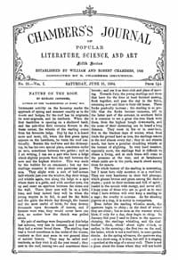 Chambers's Journal of Popular Literature, Science, and Art, Fifth Series, No. 25, Vol. I, June 21, 1884 book cover