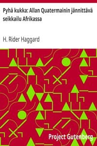 Pyhä kukka: Allan Quatermainin jännittävä seikkailu Afrikassa book cover