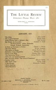 The Little Review, January 1915 (Vol. 1, No. 10)