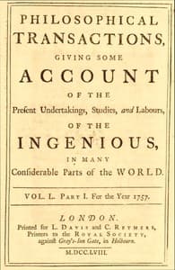 Philosophical transactions, Vol. L. Part I. For the year 1757.
Giving some account of the present undertakings, studies, and labours, of the ingenious, in many considerable parts of the world. book cover