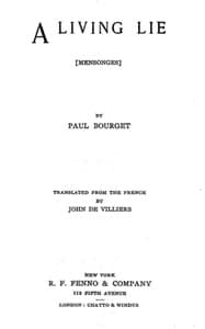 A Living Lie book cover