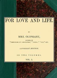 For love and life; vol. 1 of 2 book cover