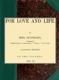 For love and life; vol. 2 of 2 book cover