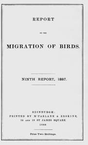Report on the Migration of Birds in the Spring and Autumn of 1887. Ninth Report
(Vol. II, No. 4.)