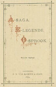 A-Saga, E-Legende, O-Sprook book cover
