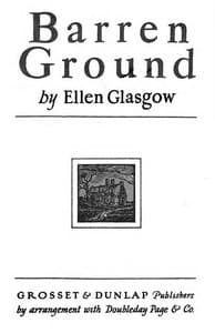 Barren Ground book cover