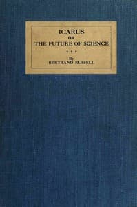 Icarus; or, The Future of Science book cover