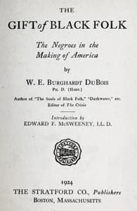 The Gift of Black Folk: The Negroes in the Making of America book cover