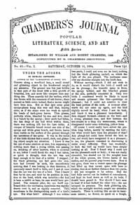 Chambers's Journal of Popular Literature, Science, and Art, Fifth Series, No. 42, Vol. I, October 18, 1884 book cover