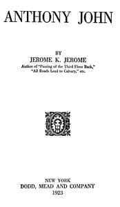Anthony John book cover
