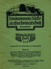 Landesverein Sächsischer Heimatschutz — Mitteilungen Band X, Heft 1-3