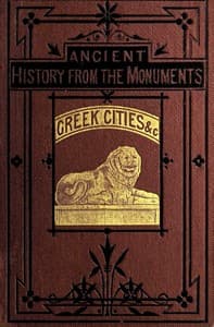 Ancient history from the monuments: Greek cities & islands of Asia Minor book cover