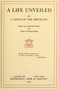 A Life Unveiled, by a Child of the Drumlins