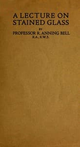 A Lecture on Stained Glass book cover
