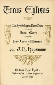 Trois Églises
Eaux-fortes originales de Ch. Jouas