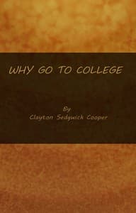 Why go to College?