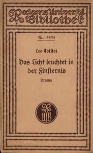 Das Licht leuchtet in der Finsternis: Drama in vier Aufzügen book cover