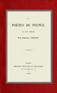 Les poètes du peuple au XIXe siècle