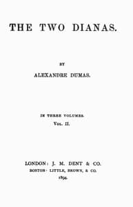 The Two Dianas, Volume 2 (of 3) book cover