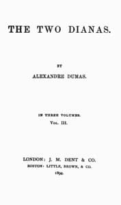 The Two Dianas, Volume 3 (of 3) book cover