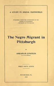 The Negro Migrant in Pittsburgh