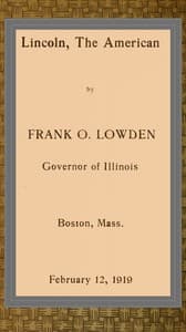 Lincoln, the American book cover