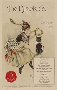 The Black Cat (Vol. I, No. 1, October 1895) book cover