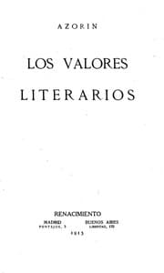 Los valores literarios