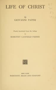 Life of Christ book cover