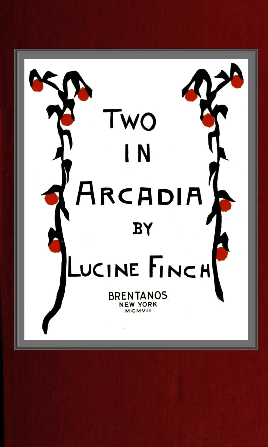 Two in Arcadia book cover