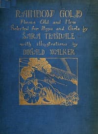 Rainbow gold; poems old and new selected for boys and girls book cover