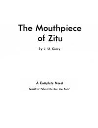 The Mouthpiece of Zitu book cover