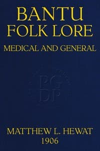 Bantu Folk Lore (Medical and General) book cover