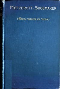 Metzerott, Shoemaker book cover